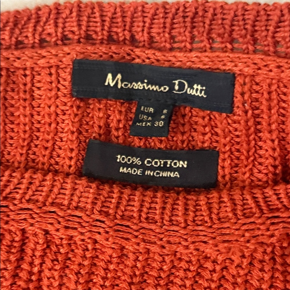 Massimo Dutti Orange Sweater - Picture 3 of 4